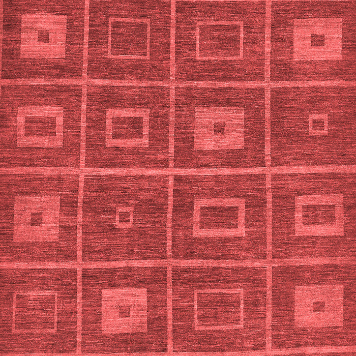 Machine Washable Abstract Red Modern Rug, wshabs315red