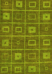 Abstract Yellow Modern Rug, abs315yw