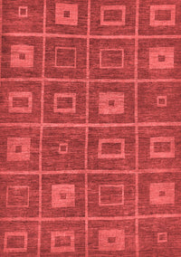 Abstract Red Modern Rug, abs315red