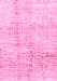 Machine Washable Abstract Pink Modern Rug, wshabs3160pnk