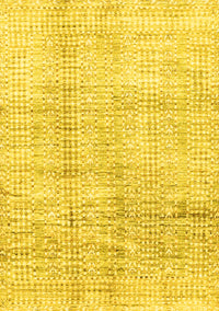 Abstract Yellow Modern Rug, abs3160yw