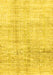 Abstract Yellow Modern Rug, abs3160yw