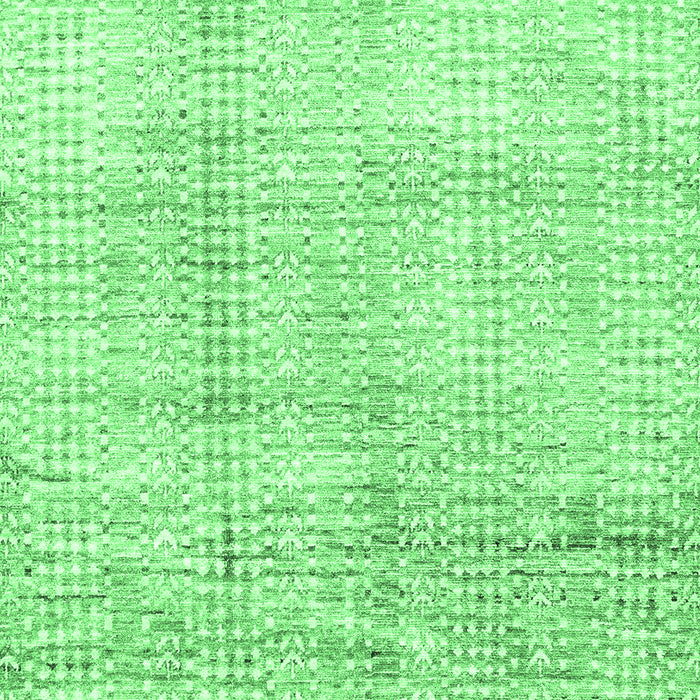 Machine Washable Abstract Emerald Green Modern Area Rugs, wshabs3160emgrn