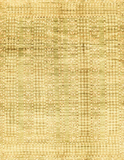 Abstract Chrome Gold Yellow Modern Rug, abs3160