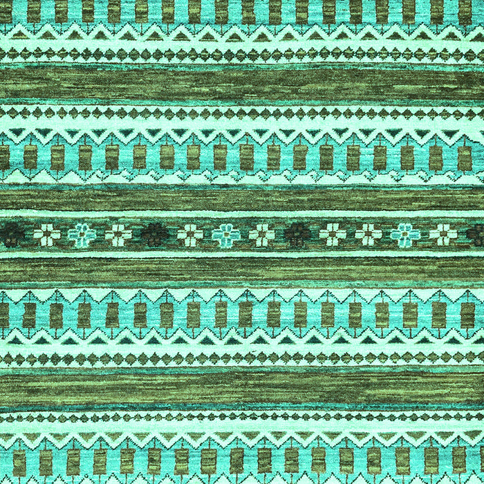 Abstract Turquoise Modern Rug, abs3161turq