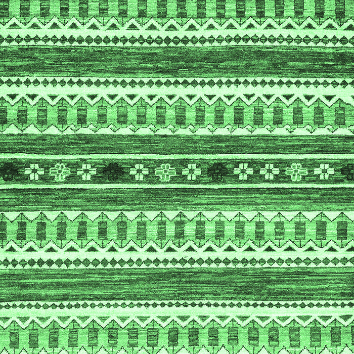 Abstract Emerald Green Modern Rug, abs3161emgrn