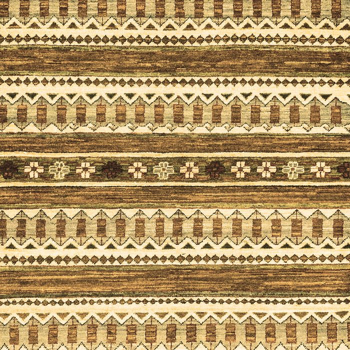 Machine Washable Abstract Brown Modern Rug, wshabs3161brn