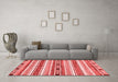 Modern Red Washable Rugs