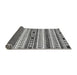 Sideview of Abstract Gray Modern Rug, abs3161gry