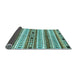 Sideview of Abstract Light Blue Modern Rug, abs3161lblu