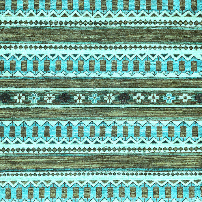 Abstract Light Blue Modern Rug, abs3161lblu