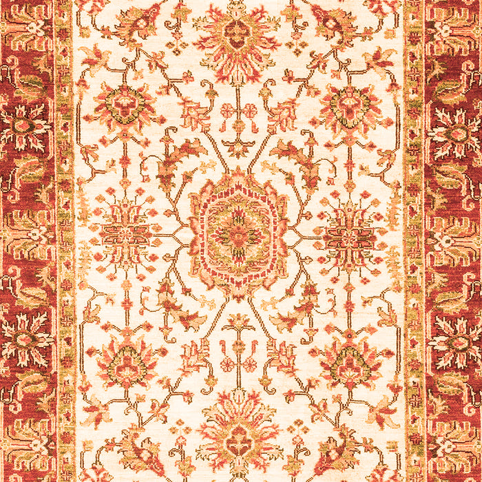 Oriental Orange Traditional Rug, abs3162org