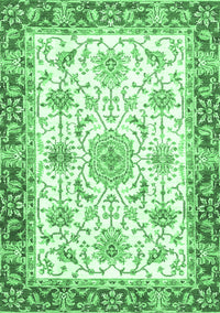 Oriental Emerald Green Traditional Rug, abs3162emgrn