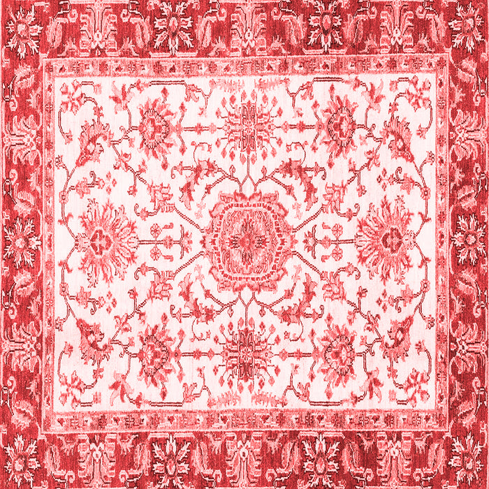 Machine Washable Oriental Red Traditional Rug, wshabs3162red