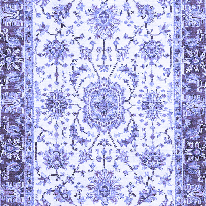 Machine Washable Oriental Blue Traditional Rug, wshabs3162blu