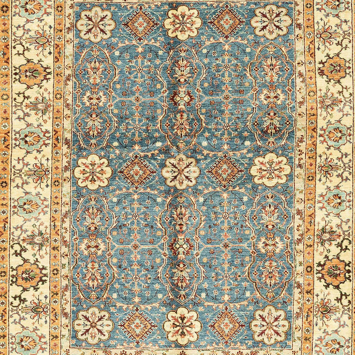 Machine Washable Abstract Brown Rug, wshabs3163