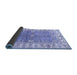 Sideview of Oriental Blue Traditional Rug, abs3163blu