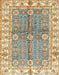 Abstract Brown Oriental Rug, abs3163