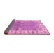 Sideview of Oriental Pink Traditional Rug, abs3163pnk