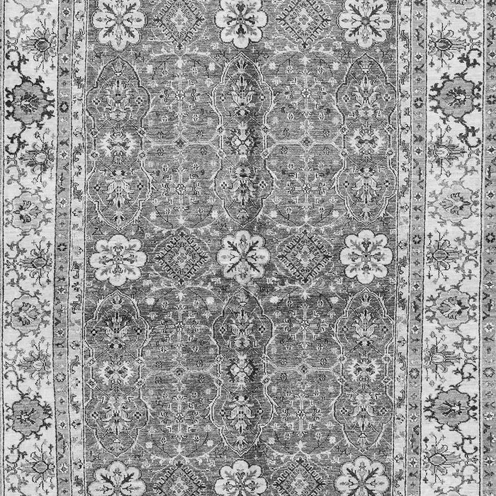 Machine Washable Oriental Gray Traditional Rug, wshabs3163gry