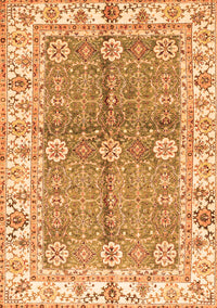 Oriental Orange Traditional Rug, abs3163org