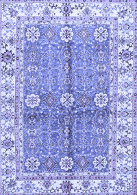 Oriental Blue Traditional Rug, abs3163blu