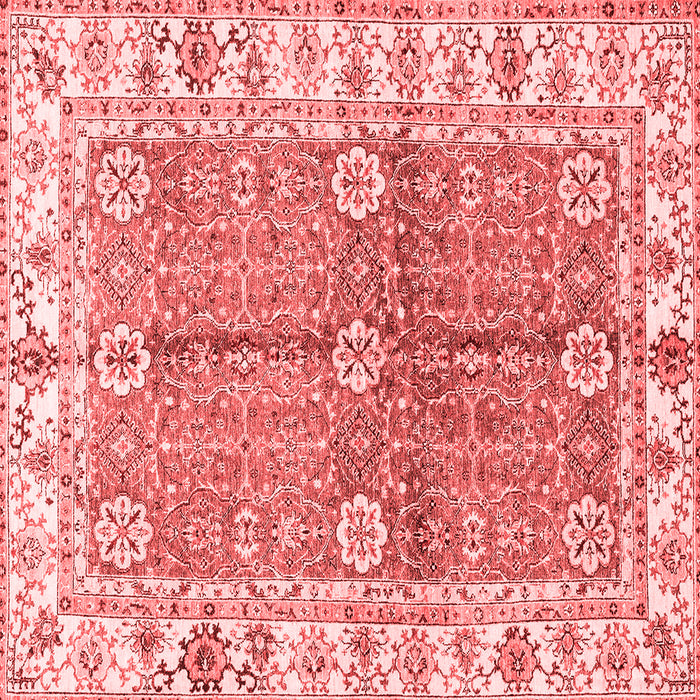 Machine Washable Oriental Red Traditional Rug, wshabs3163red
