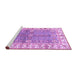 Sideview of Machine Washable Oriental Purple Traditional Area Rugs, wshabs3163pur
