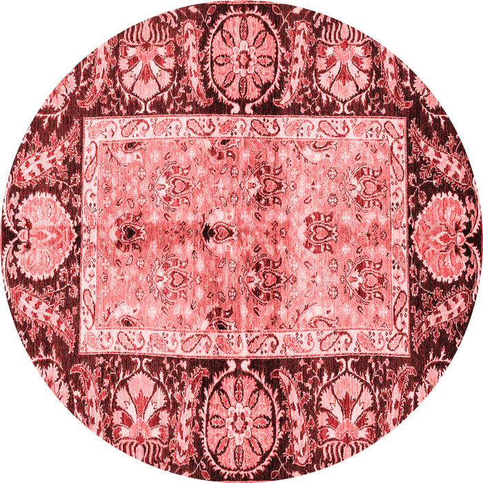 Machine Washable Oriental Red Traditional Rug, wshabs3164red