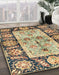 Machine Washable Abstract Yellow Rug in a Family Room, wshabs3164