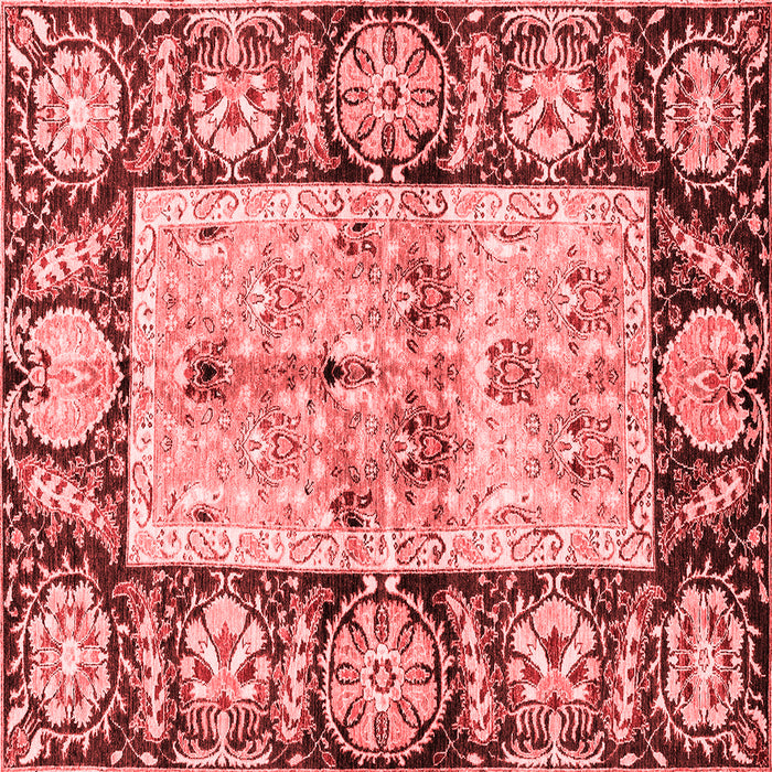 Machine Washable Oriental Red Traditional Rug, wshabs3164red