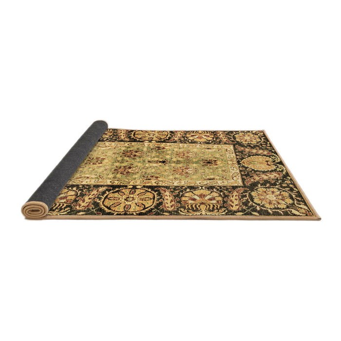 Sideview of Oriental Brown Traditional Rug, abs3164brn