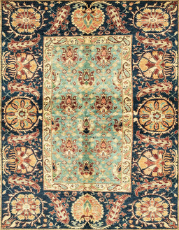 Abstract Yellow Oriental Rug, abs3164