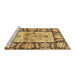 Sideview of Machine Washable Oriental Brown Traditional Rug, wshabs3164brn