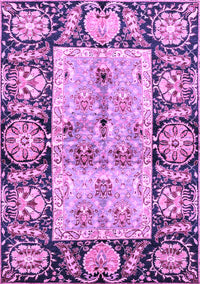 Oriental Purple Traditional Rug, abs3164pur