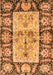 Machine Washable Oriental Orange Traditional Area Rugs, wshabs3164org