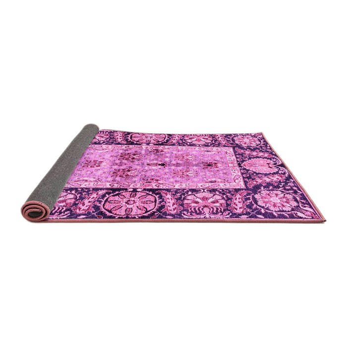 Sideview of Oriental Pink Traditional Rug, abs3164pnk
