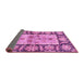 Sideview of Oriental Pink Traditional Rug, abs3164pnk