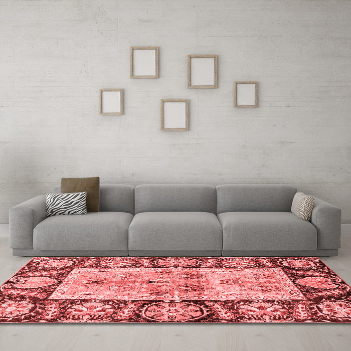 Traditional Red Washable Rugs