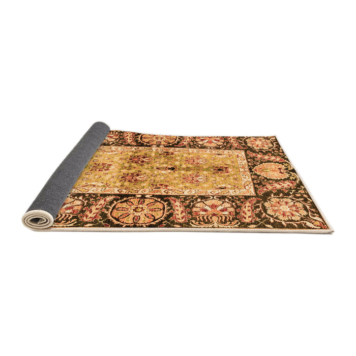 Sideview of Oriental Orange Traditional Rug, abs3164org