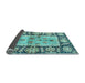 Sideview of Oriental Light Blue Traditional Rug, abs3164lblu