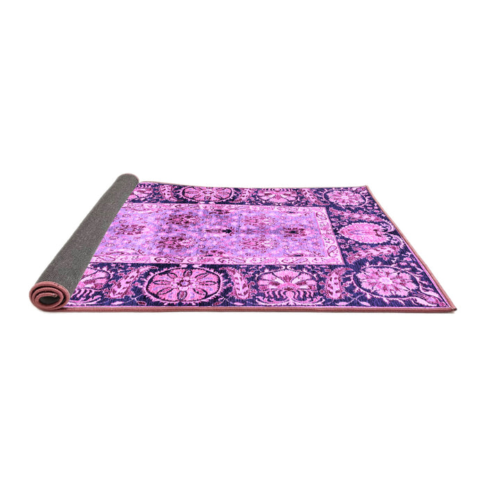 Sideview of Oriental Purple Traditional Rug, abs3164pur