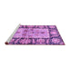 Sideview of Machine Washable Oriental Purple Traditional Area Rugs, wshabs3164pur