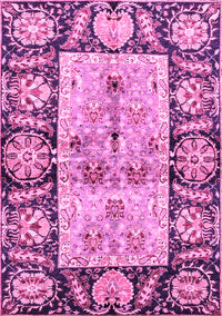 Oriental Pink Traditional Rug, abs3164pnk