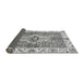 Sideview of Abstract Gray Modern Rug, abs3165gry