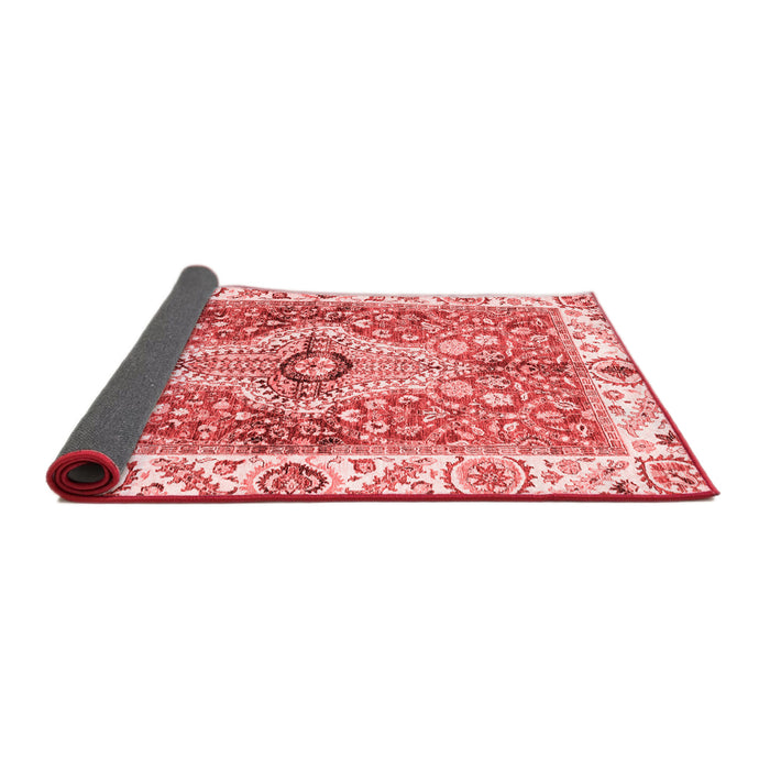 Abstract Red Modern Area Rugs
