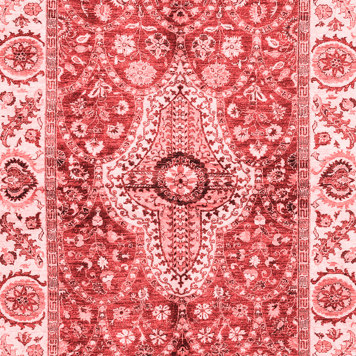 Machine Washable Abstract Red Modern Rug, wshabs3165red