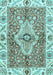 Abstract Light Blue Modern Rug, abs3165lblu