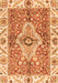 Machine Washable Abstract Orange Modern Area Rugs, wshabs3165org