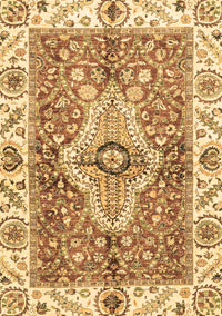 Abstract Brown Modern Rug, abs3165brn